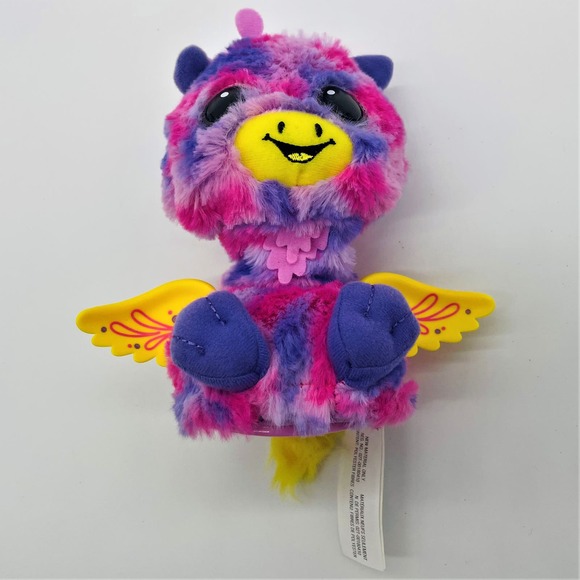 Vtg Hatchimals Plush Giraven Dragon Purple Pink Battery Operated Toys Tested - Picture 1 of 9